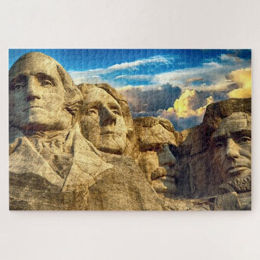 Mount Rushmore Presidential Puzzle (Horizontal)