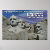 MOUNT RUSHMORE PRESIDENTS MEMORIAL POSTER (Vorne)