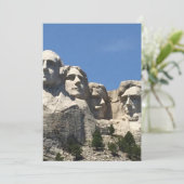 Mount Rushmore Save The Date (Stehend Vorderseite)