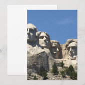 Mount Rushmore Save The Date (Vorne/Hinten)