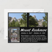 Mount Rushmore Serie #1 Postkarte (Vorne/Hinten)