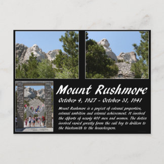 Mount Rushmore Serie #1 Postkarte