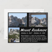 Mount Rushmore Serie #2 Postkarte (Vorne/Hinten)