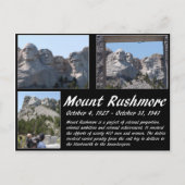 Mount Rushmore Serie #2 Postkarte (Vorderseite)