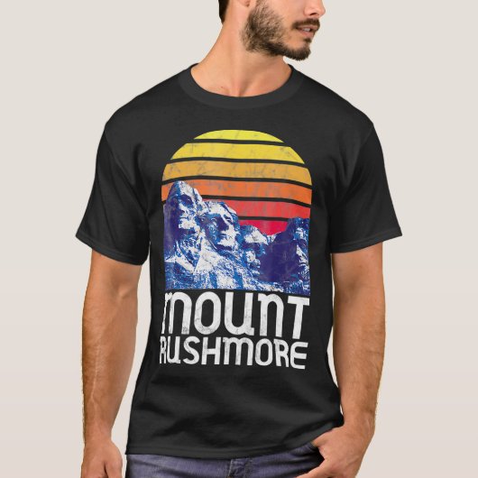 Mount Rushmore Shirt Black Hills Süd Dakota Nati (Vorderseite)