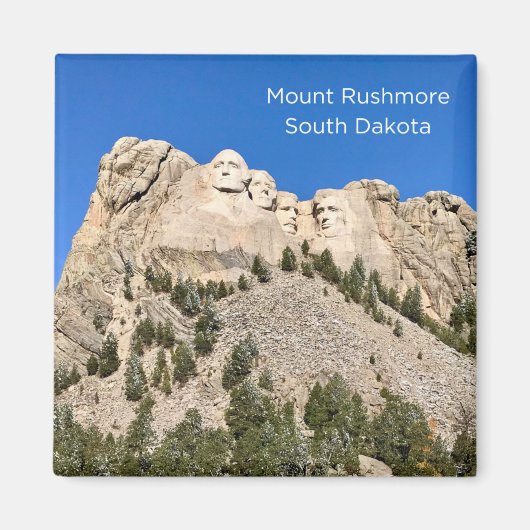Mount Rushmore South Dakota 2" x 2" Quadratmagnet Magnet (Vorne)