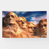 Mount Rushmore South Dakota Banner (Horizontal)