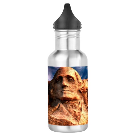 Mount Rushmore South Dakota Edelstahlflasche (Links)