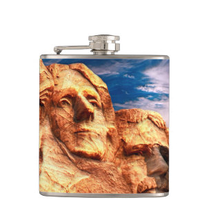 Mount Rushmore South Dakota Flachmann
