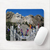 Mount Rushmore South Dakota Flag Souvenir Mousepad (Mit Mouse)