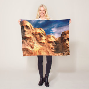 Mount Rushmore South Dakota Fleecedecke