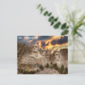 Mount Rushmore South Dakota Foto Postkarte (Stehend Vorderseite)