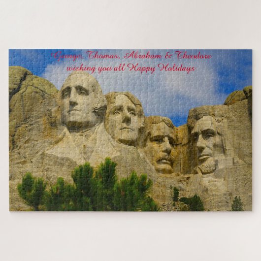 Mount Rushmore South Dakota Jigsaw Puzzle (Horizontal)