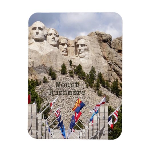 Mount Rushmore South Dakota Magnet (Vertikal)