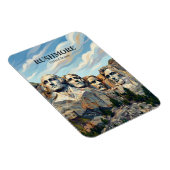 Mount Rushmore South Dakota Magnet (Rechte Seite)