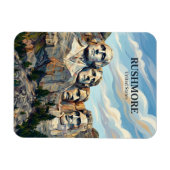Mount Rushmore South Dakota Magnet (Horizontal)