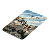 Mount Rushmore South Dakota Magnet (Linke Seite)