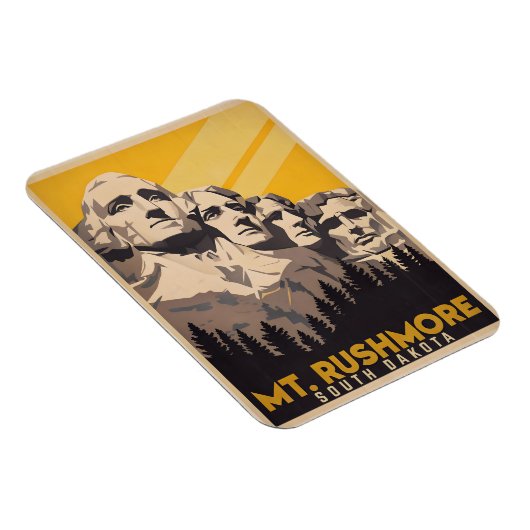 Mount Rushmore, South Dakota Magnet (Rechte Seite)