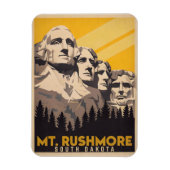 Mount Rushmore, South Dakota Magnet (Vertikal)