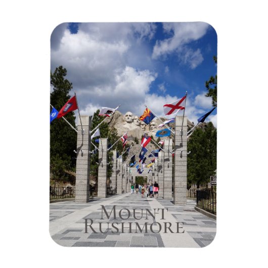 Mount Rushmore South Dakota Magnet (Vertikal)
