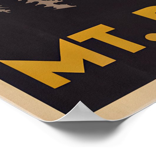 Mount Rushmore, South Dakota Poster (Ecke)