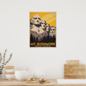 Mount Rushmore, South Dakota Poster (Küche)