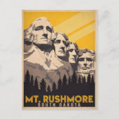 Mount Rushmore, South Dakota Postkarte (Vorderseite)