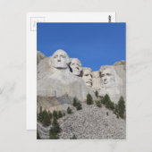Mount Rushmore South Dakota Präsidenten USA Postkarte (Vorne/Hinten)