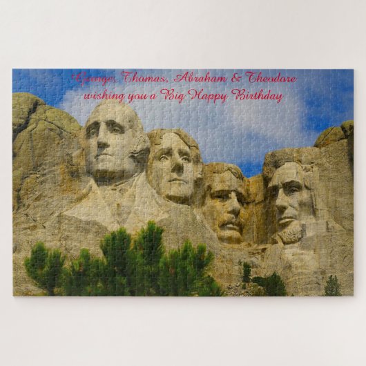 Mount Rushmore South Dakota Puzzle (Horizontal)