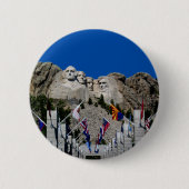 Mount Rushmore South Dakota Souvenir Button (Vorderseite)