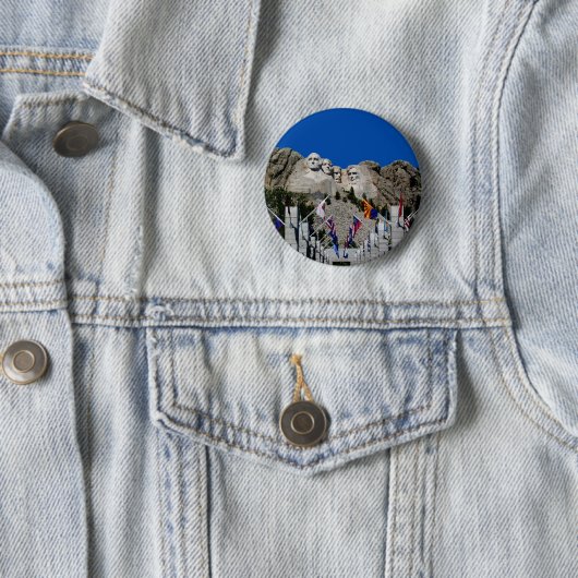 Mount Rushmore South Dakota Souvenir Button (Beispiel)