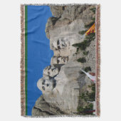 Mount Rushmore South Dakota Souvenir Decke (Vorderseite Vertikal)