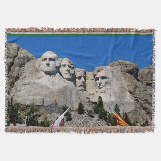 Mount Rushmore South Dakota Souvenir Decke (Vorderseite)