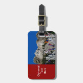 Mount Rushmore South Dakota Souvenir Gepäckanhänger (Vorderseite vertikal)
