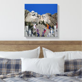 Mount Rushmore South Dakota Souvenir Leinwanddruck (Insitu (Schlafzimmer))