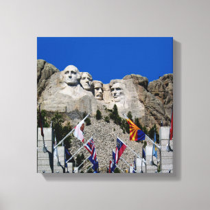 Mount Rushmore South Dakota Souvenir Leinwanddruck