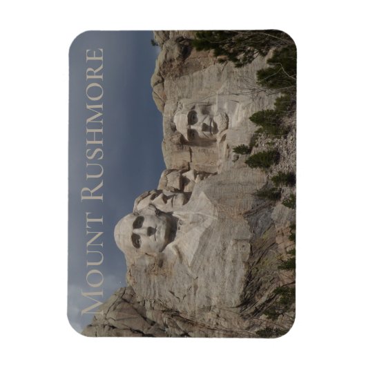 Mount Rushmore South Dakota Souvenir Magnet (Vertikal)