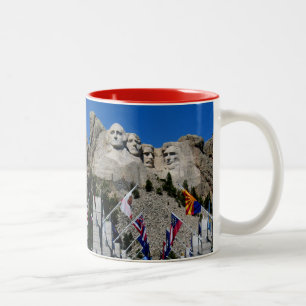 Mount Rushmore South Dakota Souvenir Zweifarbige Tasse