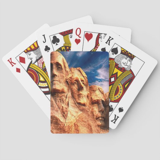 Mount Rushmore South Dakota Spielkarten (Rückseite)