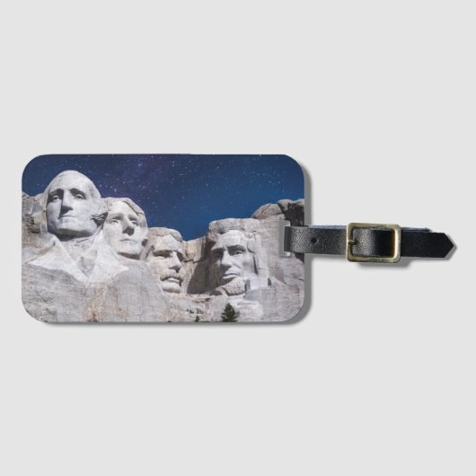 Mount Rushmore Timelapse Sky Gepäckanhänger (Vorderseite (Horizontal))