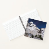 Mount Rushmore Timelapse Sky Notizblock (Innenseite)