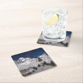 Mount Rushmore Timelapse Sky Rechteckiger Pappuntersetzer (Vor Ort)