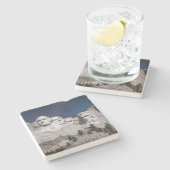 Mount Rushmore Timelapse Sky Steinuntersetzer (Seitenansicht)