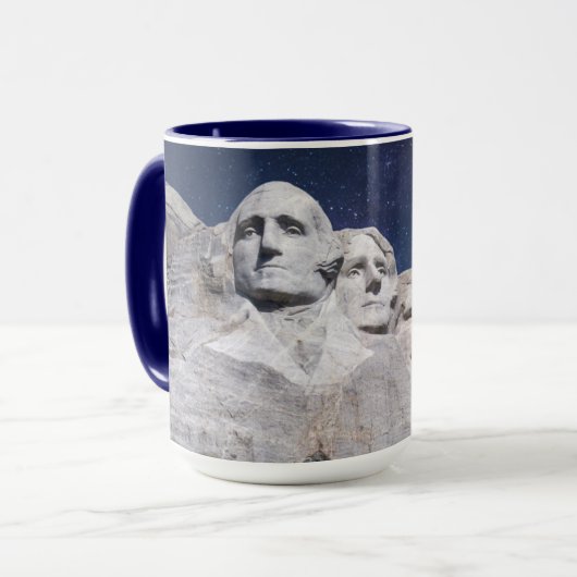 Mount Rushmore Timelapse Sky Tasse (Vorderseite Links)