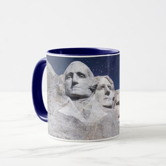 Mount Rushmore Timelapse Sky Tasse (Vorderseite Links)