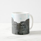 Mount Rushmore Tribute Liebe Kaffeetasse (VorderseiteRechts)