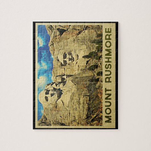 Mount Rushmore Vintag Puzzle (Vertikal)