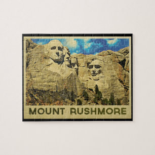 Mount Rushmore Vintage Puzzle