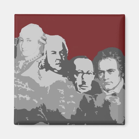 Mount Rushmore von Composers Red Magnet (Vorne)