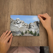 Mount Rushmore Wasserfarbe Postkarte